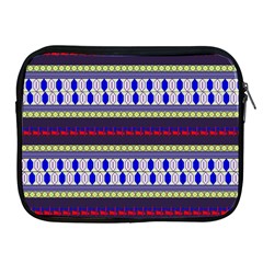 Colorful Retro Geometric Pattern Apple Ipad 2/3/4 Zipper Cases by DanaeStudio