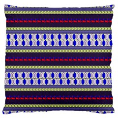 Colorful Retro Geometric Pattern Large Flano Cushion Case (two Sides) by DanaeStudio