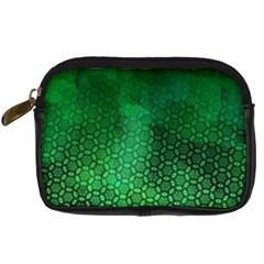 Ombre Green Abstract Forest Digital Camera Cases by DanaeStudio