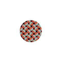 Modernist Geometric Tiles 1  Mini Buttons by DanaeStudio