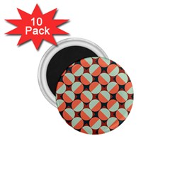 Modernist Geometric Tiles 1 75  Magnets (10 Pack)  by DanaeStudio