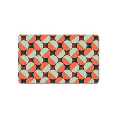 Modernist Geometric Tiles Magnet (name Card) by DanaeStudio