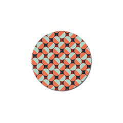 Modernist Geometric Tiles Golf Ball Marker by DanaeStudio