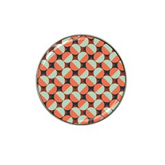 Modernist Geometric Tiles Hat Clip Ball Marker by DanaeStudio