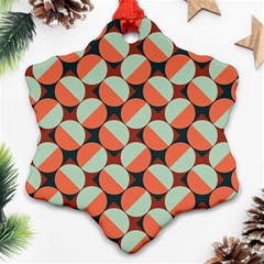 Modernist Geometric Tiles Ornament (snowflake) 