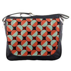 Modernist Geometric Tiles Messenger Bags