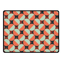 Modernist Geometric Tiles Double Sided Fleece Blanket (small)  by DanaeStudio