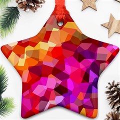 Geometric Fall Pattern Ornament (star) 