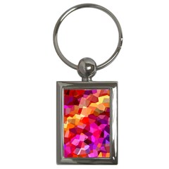 Geometric Fall Pattern Key Chains (rectangle)  by DanaeStudio