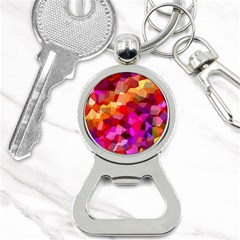 Geometric Fall Pattern Bottle Opener Key Chains by DanaeStudio