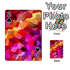 Geometric Fall Pattern Playing Cards 54 Designs 