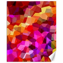 Geometric Fall Pattern Canvas 11  X 14   by DanaeStudio