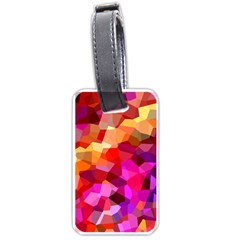 Geometric Fall Pattern Luggage Tags (one Side)  by DanaeStudio