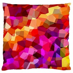 Geometric Fall Pattern Large Cushion Case (two Sides) by DanaeStudio