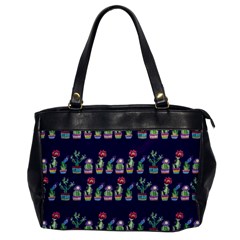 Cute Cactus Blossom Office Handbags by DanaeStudio