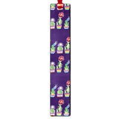 Cute Cactus Blossom Large Book Marks by DanaeStudio