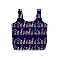 Cute Cactus Blossom Full Print Recycle Bags (s)  by DanaeStudio