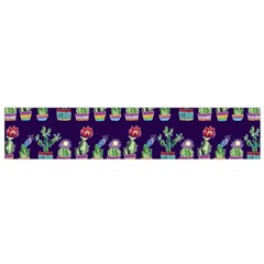 Cute Cactus Blossom Flano Scarf (small) 