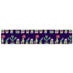 Cute Cactus Blossom Flano Scarf (Small)  Front