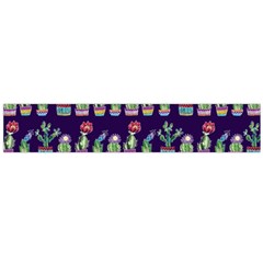 Cute Cactus Blossom Flano Scarf (large) 