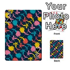 Colorful Floral Pattern Playing Cards 54 Designs 