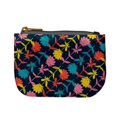 Colorful Floral Pattern Mini Coin Purses by DanaeStudio