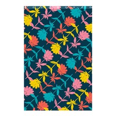 Colorful Floral Pattern Shower Curtain 48  X 72  (small)  by DanaeStudio