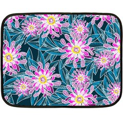 Whimsical Garden Double Sided Fleece Blanket (mini)  by DanaeStudio