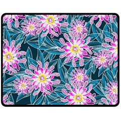 Whimsical Garden Fleece Blanket (medium) 