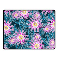 Whimsical Garden Double Sided Fleece Blanket (small)  by DanaeStudio