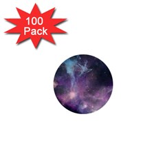 Blue Galaxy  1  Mini Buttons (100 Pack)  by DanaeStudio