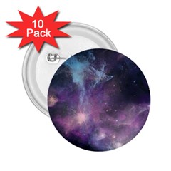 Blue Galaxy  2 25  Buttons (10 Pack)  by DanaeStudio