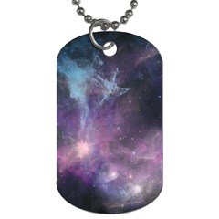 Blue Galaxy  Dog Tag (one Side)