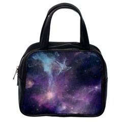 Blue Galaxy  Classic Handbags (one Side) by DanaeStudio