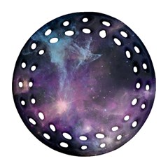 Blue Galaxy  Ornament (round Filigree) 