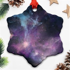 Blue Galaxy  Ornament (snowflake) 