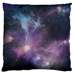 Blue Galaxy  Large Flano Cushion Case (two Sides)