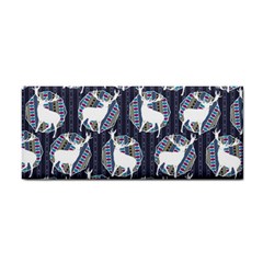 Geometric Deer Retro Pattern Hand Towel