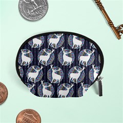 Geometric Deer Retro Pattern Accessory Pouches (small)  by DanaeStudio