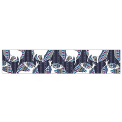 Geometric Deer Retro Pattern Flano Scarf (small)  by DanaeStudio