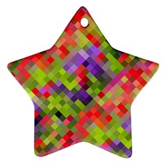 Colorful Mosaic Ornament (star) 