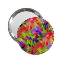 Colorful Mosaic 2 25  Handbag Mirrors by DanaeStudio