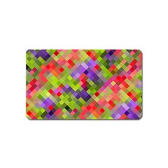 Colorful Mosaic Magnet (name Card) by DanaeStudio