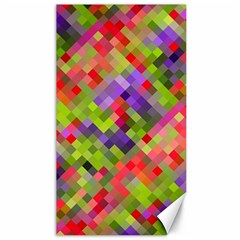 Colorful Mosaic Canvas 40  X 72  