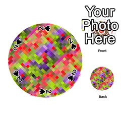 Colorful Mosaic Playing Cards 54 (round) 