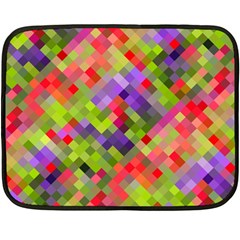 Colorful Mosaic Fleece Blanket (mini)