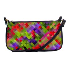 Colorful Mosaic Shoulder Clutch Bags