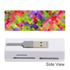 Colorful Mosaic Memory Card Reader (stick)  by DanaeStudio