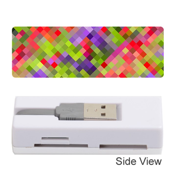 Colorful Mosaic Memory Card Reader (Stick) 