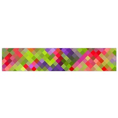 Colorful Mosaic Flano Scarf (small) 